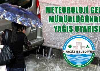BÖLGEMİZE KUVVETLİ YAĞIŞ UYARISI !