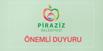 PİRAZİZ BELEDİYESİ ÖNEMLİ DUYURU MECLİS KARARI!
